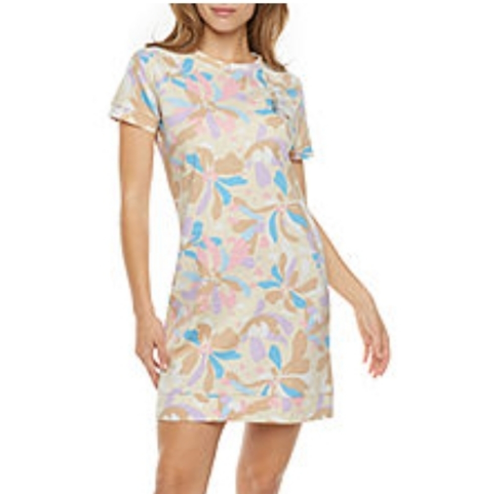 NWT!!!!Juicy By Juicy Couture Short Sleeve Checked T-Shirt Dress size M. 💐🌸🌺